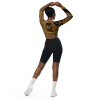 Image 8 of BRH GRL PWR Recycled Long-Sleeve Crop Top