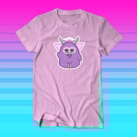 Image 2 of Baphurbmet furby baphomet t shirt