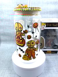 Image 2 of Sam Trick R Treat 16oz glass can 