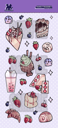 Sweet Dessert Stickers [PREORDER]