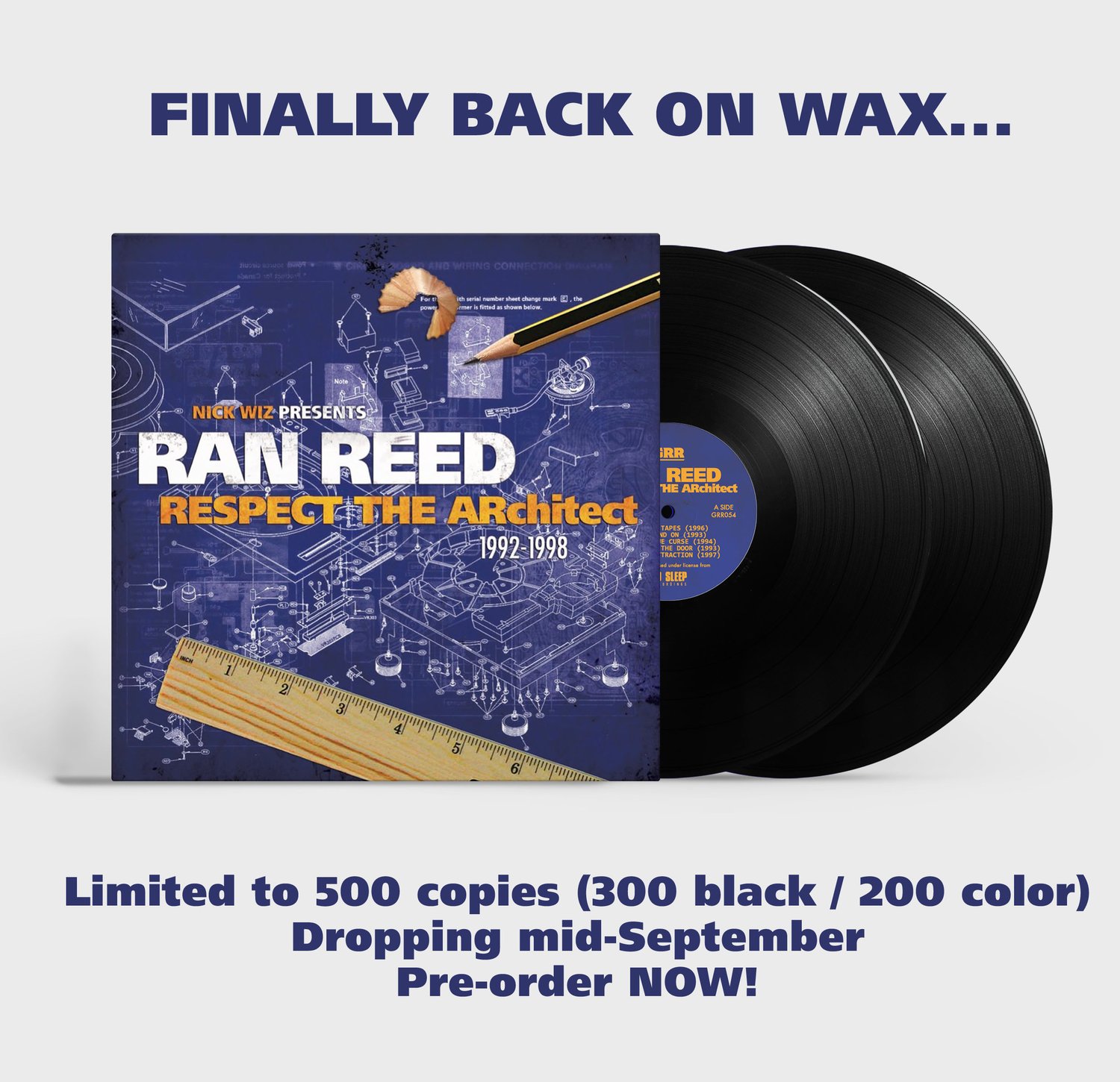 Image of Ran Reed - Respect the Architect 2LP Vinyl Reissue