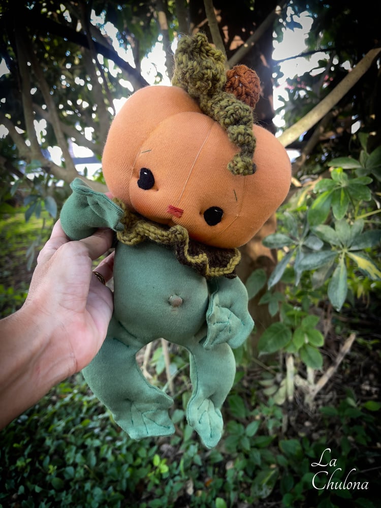 Image of Jackie- 12 inch pumpkin doll