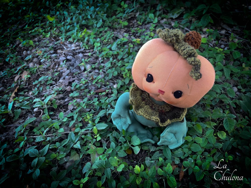 Image of Jackie- 12 inch pumpkin doll