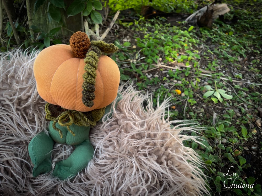 Image of Jackie- 12 inch pumpkin doll