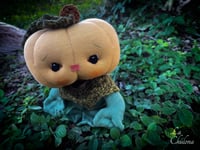 Image 1 of Leafy- 12 inch pumkin baby