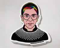 Image 1 of Justice Ruth Bader Ginsburg Sticker
