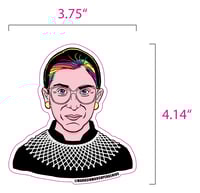 Image 2 of Justice Ruth Bader Ginsburg Sticker