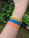 Bobby, Daniel, Orange silicone bracelet (3 pack)