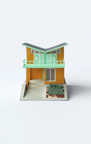 Image of Modernist Home Paper Model