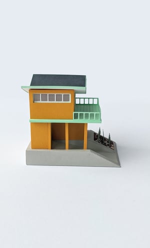 Image of Modernist Home Paper Model