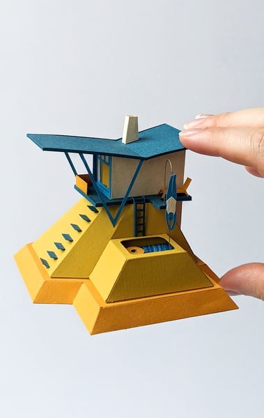 Image of Hills House Paper Model