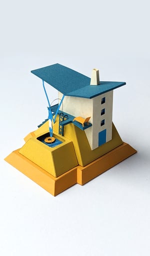 Image of Hills House Paper Model