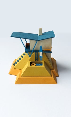 Image of Hills House Paper Model