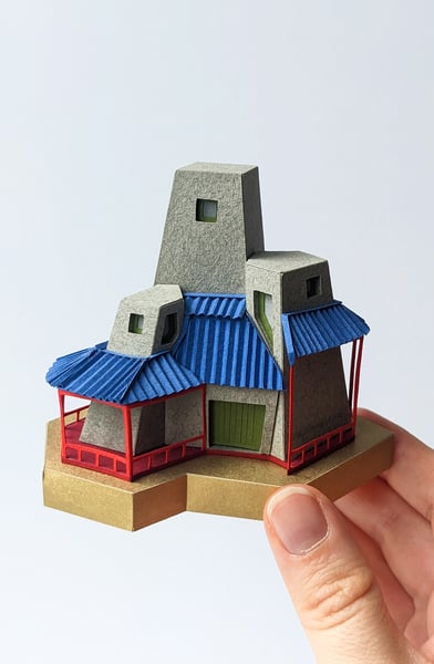 Image of Fort Paper Model