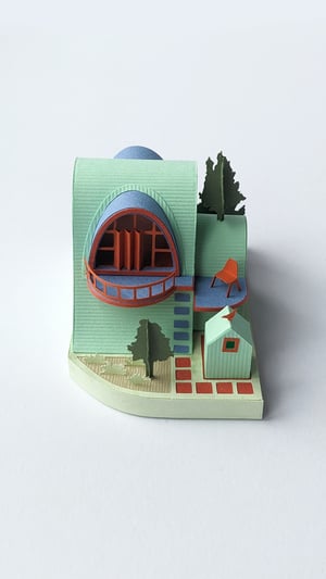 Image of Dugout Paper Model