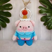 Image 1 of Pig Keyring