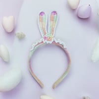 Multi-color bunny headband