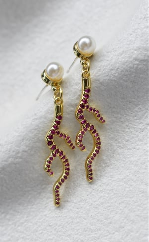 Image of CORAL EARRINGS