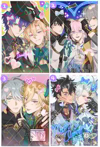 HSR+Genshin group/pairing photocards (Low in stock)