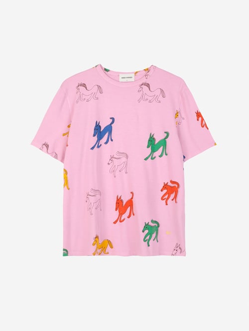 Image of 1-Camiseta caballos colores 