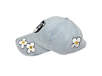 Image 3 of Flower Dad Hat (Denim)