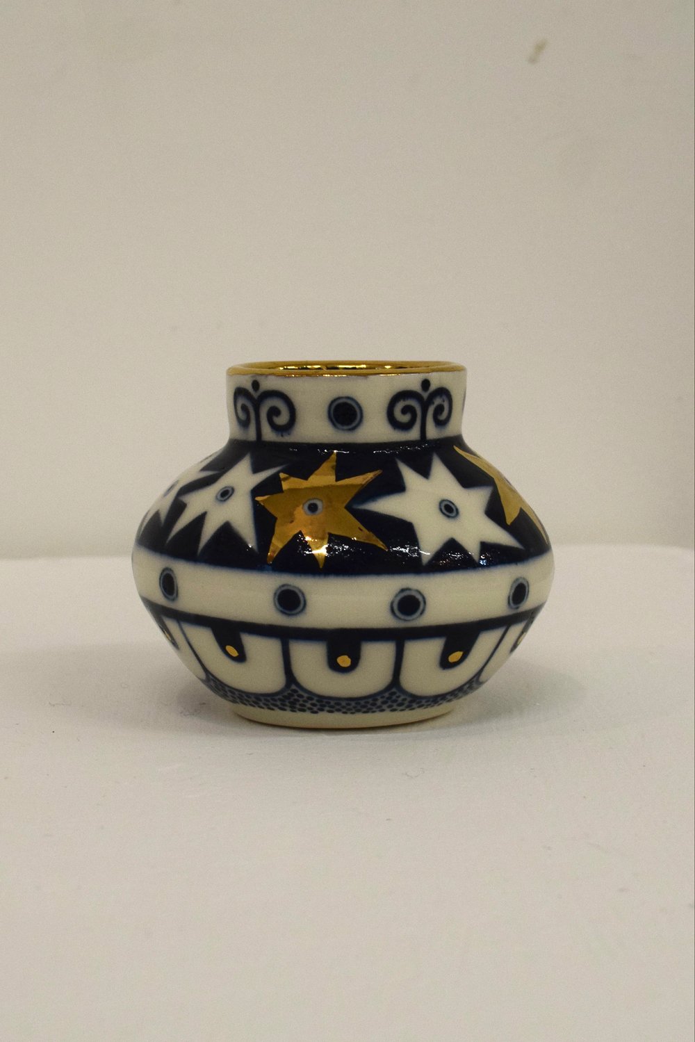 Stoneware vase pair