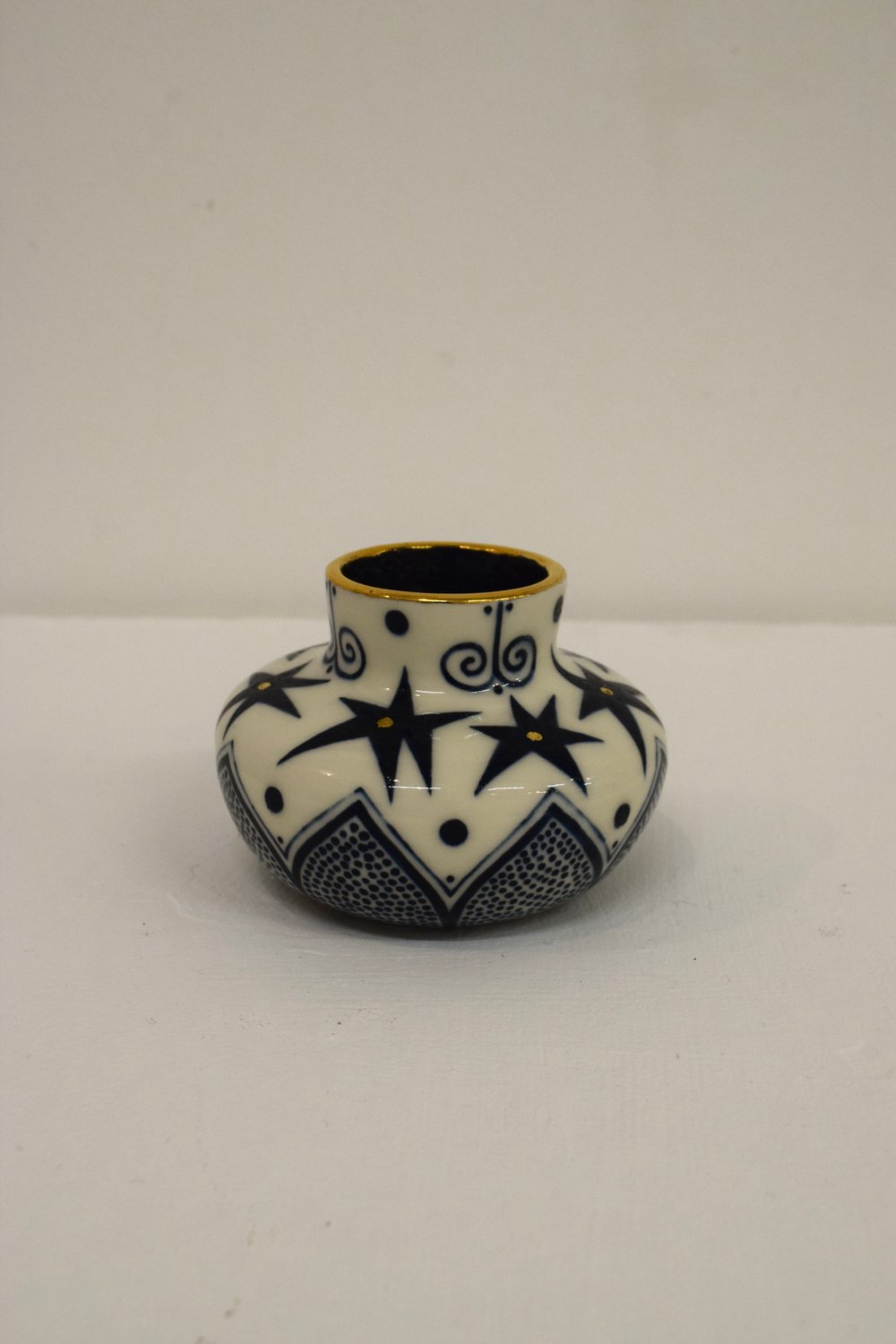 Stoneware vase pair