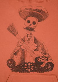 Image 2 of Day of the Dead Hood (Recycled)