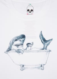 Image 5 of Shark Organic Cotton Cropped T-shirt