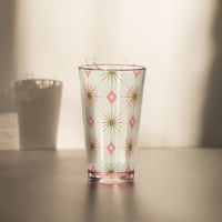 Image 2 of Starburst Pink 16oz. Pint Glass