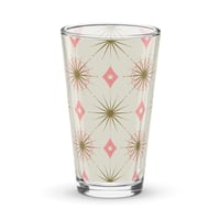 Image 1 of Starburst Pink 16oz. Pint Glass