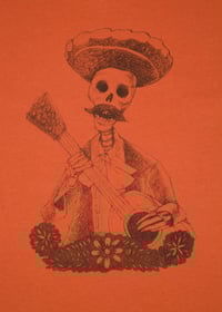 Image 5 of Day Of The Dead Organic Cotton Classic Lightweight T-shirt 