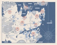 MAP OF THEDAS (COLOUR)