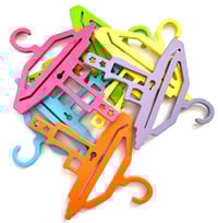 Image 2 of Uzi Wooden Clothing Hangers