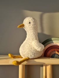 Image 1 of Soft toy goose goose white