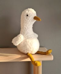 Image 2 of Soft toy goose goose white