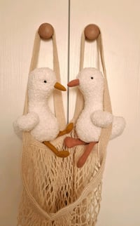 Image 3 of Soft toy goose goose white