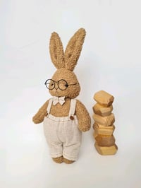 Image 2 of Soft toy caramel Bunny Bunny rabbit handmade