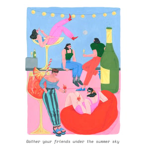 Gather your friends under the summer sky