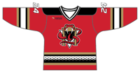 Image 1 of Hudson Valley Venom Replica Fan Jersey RED