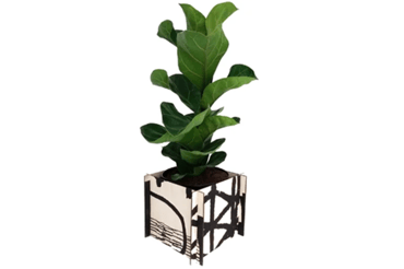 Image of Assemble/Configure Planter (Black)