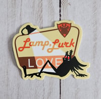 Lamp Lurk Love Mothman- Sticker 