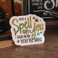 Image 1 of Spell On You Witches Glitter Vinyl Sticker