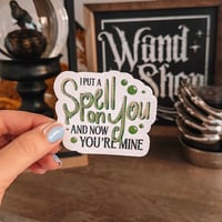 Image 2 of Spell On You Witches Glitter Vinyl Sticker