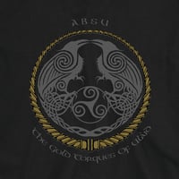 Image 2 of ABSU - THE GOLD TORQUES OF ULAID (GOLD & GREY PRINT) 1