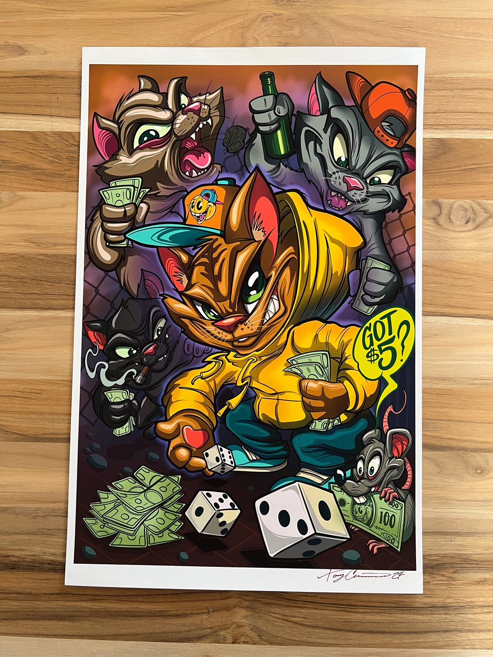 CEE LO CATS AND RAT 2024 PRINT