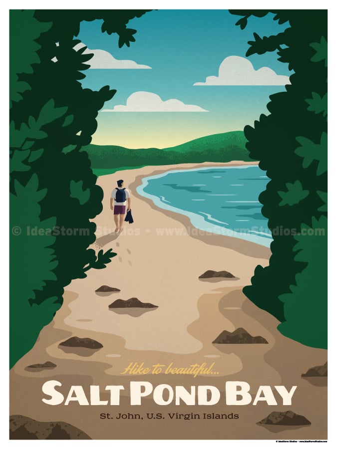Image of Salt Pond Bay Poster