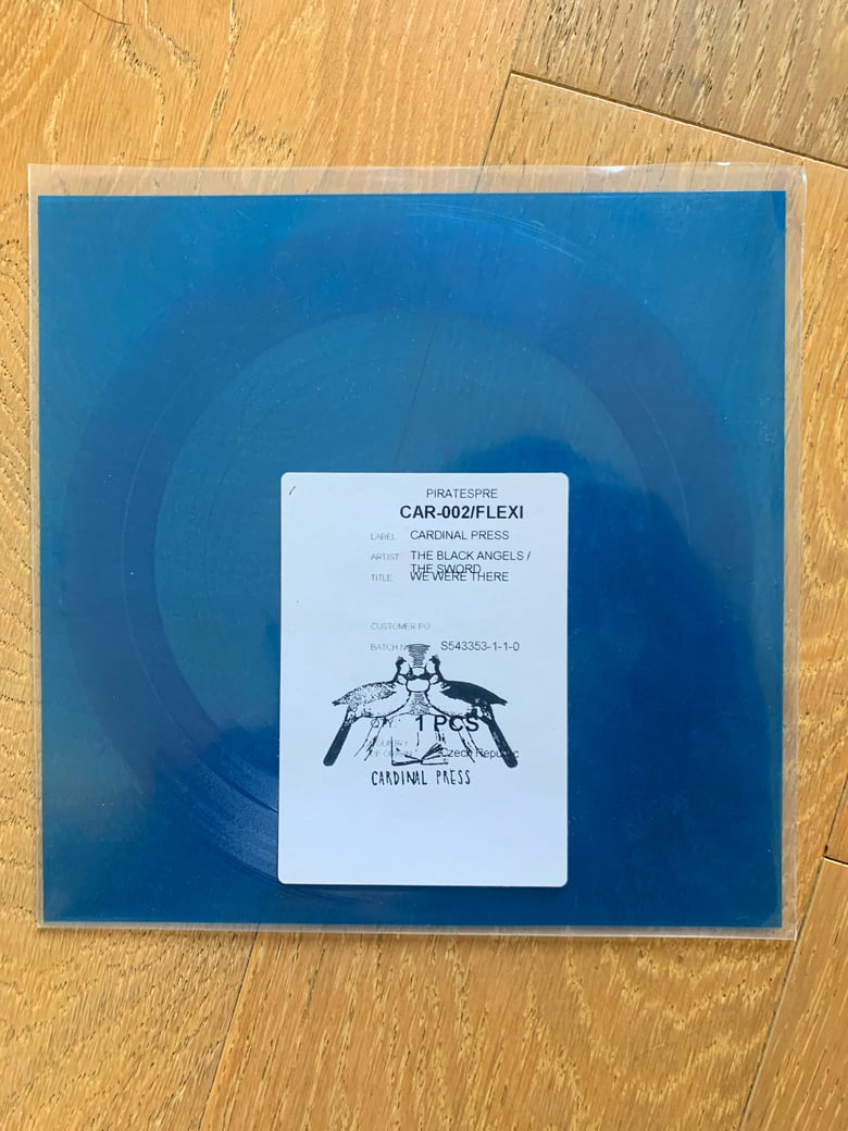 Image of Black Angels / The Sword split flexi disk TEST PRESSING.