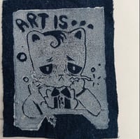 Depressed Artist Cat Patch 