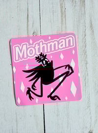 Pink Mothman Sticker